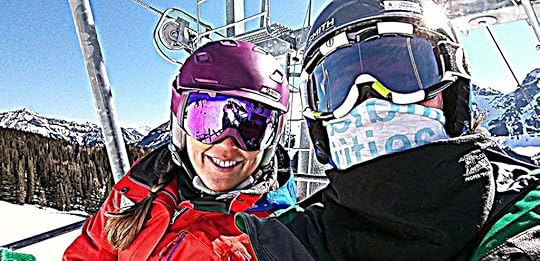 Lisa Niver and Sophia Faller at Banff Sunshine