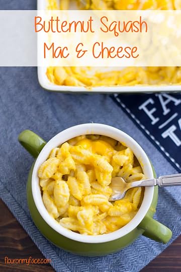 Butternut Squash Mac and Cheese recipe via flouronmyface.com