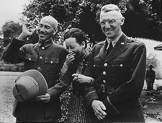 Gen. and Madame Chiang Kai-shek and Gen. Joseph Stilwell, April 1942 (US National Archives)