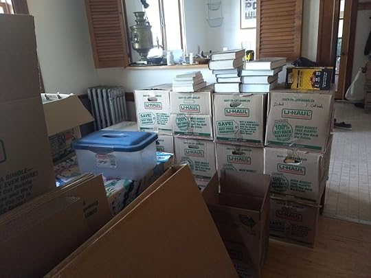 More of my books. Not my worst habit.