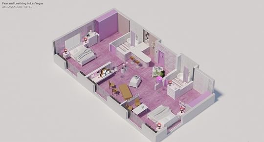 fear and loathing hotel room floor plan