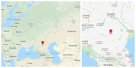 Map of Russia, Elista