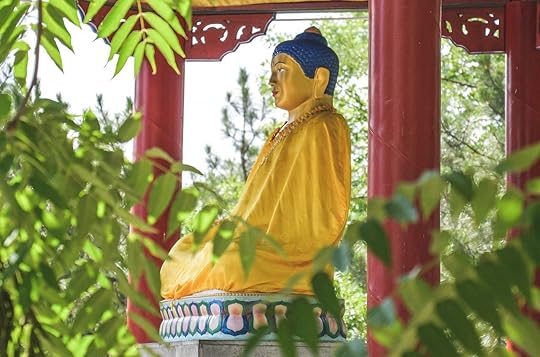 Golden Buddha in Elista, Russia