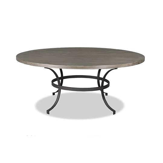 Idaho Wrought Iron Round Dining Table Rod Iron Kitchen Tables