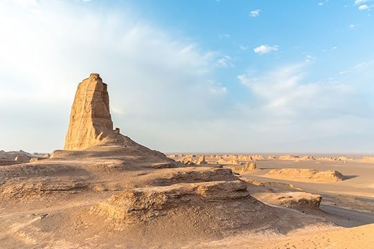 Dasht e Lut desert in Iran with rock formations