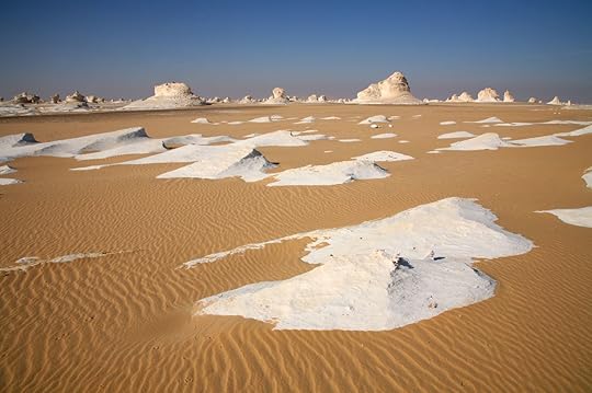 White Desert in the Sahara of Central Egypt