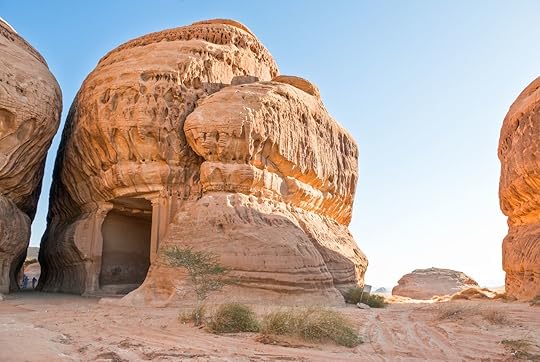 Saudi Arabia, Madain Saleh, the archaeological site with the Nabatean tomb of the 1st century