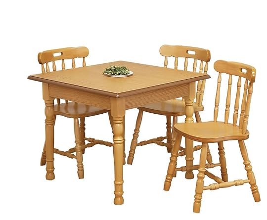 Square Kitchen Table Sets Sutton Oak Square Kitchen Table and Chairs