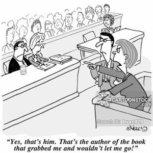 'Yes, that's him. That's the author of the book that grabbed me and wouldn't let go!'