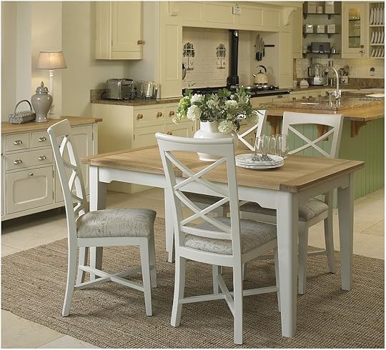 Oak Kitchen Tables Cottage Oak and Painted Small Extending Dining Table Oak