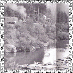 image of train along Russian River
