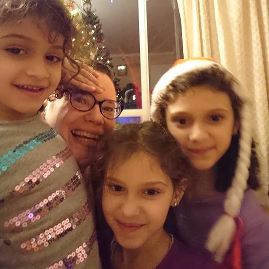 I spent hours on New Year’s Eve with the four little girls, their parents, and their grandparents. We shared laughter, presents, and food. I have been feeling really sad and lonely before I went but spending time with them was a happy event. Connection with others is so important. And I love those girls. I’m grateful they all love me.<br /><br />My very favorite present from them were the sweet, happy drawings from Leanne and Karen, and seeing their happiness with what I gave them. And the little bracelet that Leanne made me herself, and three little colored pencils that she bought herself at her school for me! I also loved the pink plaid flannel pajamas that they gave me. I’ve never had real pajamas as an adult! So this will be fun.<br /><br />I wish you love, laughter, and connection with others always.<br /><br />#chosenfamily #friendsarefamily <br />#cherylrainfield #YAwriter #LGBTQwriter #booknerd #bookworm #ireadYA #survivor #feminist
