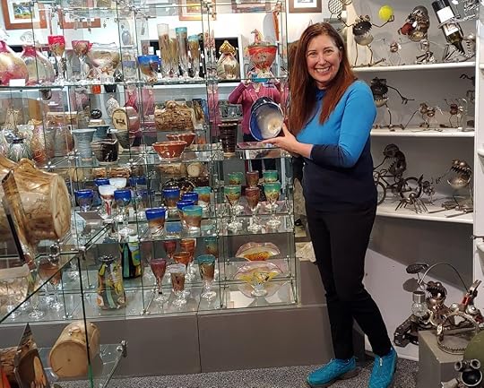 Lisa Niver at Artworks PC gallery in Park City, Utah