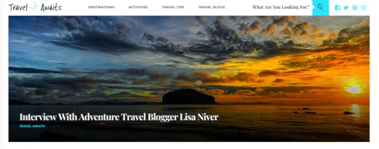 Travel Awaits interviews Lisa Niver