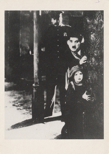 Charlie Chaplin and Jackie Coogan in The Kid (1921)