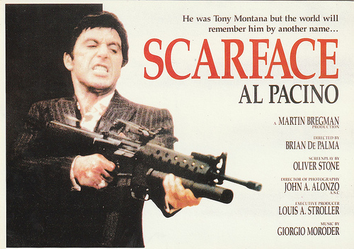 Al Pacino in Scarface (1983)