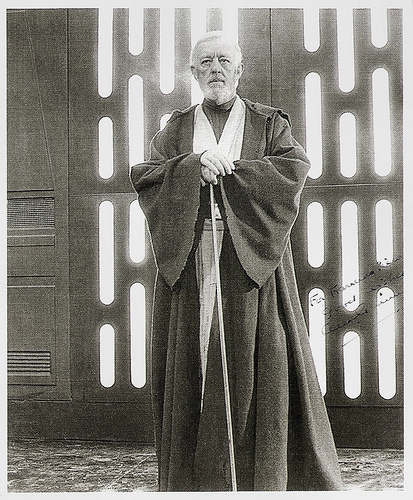 Alec Guinness in Star Wars (1977)