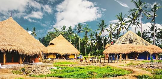 Earthbag boutique hotel rooms in Bali