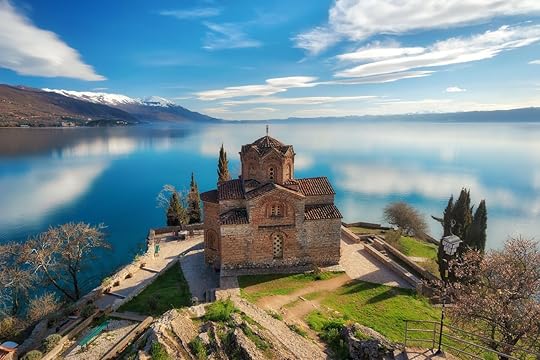 Church of St. John the Theologian at Kaneo, Ohrid, Macedonia