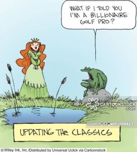Literary frog prince