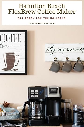 Hamilton Beach FlexBrew Coffee Maker coffee and dessert bar for the holidays
