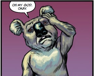 Curse Words #19 really puts poor Margaret through the wringer.