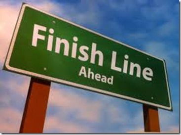 finish line