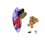Dee And Duo Teddy Bear Agents Concept Into The Portal