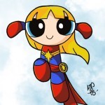 Captain Marvel - The Powerpuff Girl Mashup