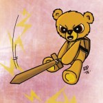 Derrick The Battle Teddy Bear