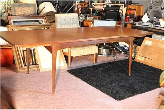 Help Id Danish Modern Teak Hidden Leaf Extension Dining Table Kitchen Tables with Hidden Leaves