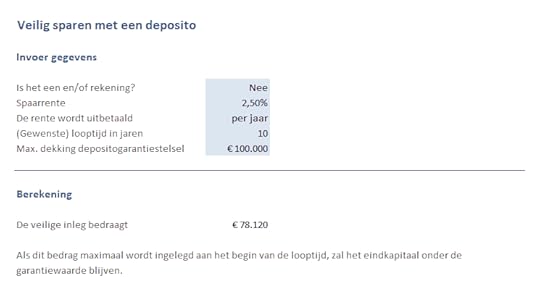 Sparen & Beleggen: veilig sparen
