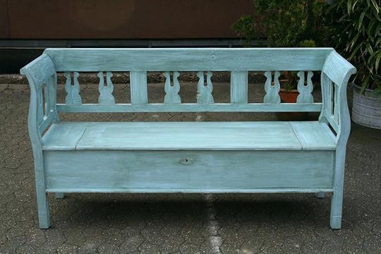truhenbank teak bank vintage bank in truhenbank teakholz