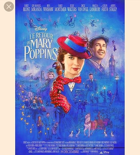 I saw Mary Poppins Returns yesterday with some friends. I loved the original so much with Julie Andrews and have seen it so many times that I was a little bit worried about whether this sequel would be good. But it was beautiful and magical, and so well acted and written. And I loved the appearances by 91-year-old Angela Lansbury as the balloon woman and 91-year-old Dick Van Dyke as the old banker. Emily Blunt was absolutely wonderful as Mary Poppins, with a slightly different take, slightly sterner and brassier but still kind and magical, tender and playful, and it was clear she was enjoying it. Lin-Manuel Miranda was lovely as Jack, a lamplighter who brings light, hope, dance, and song and knows Mary Poppins and the magic is real, and Meryl Streep as Mary Poppins’ cousin Topsy Turvey was so much fun. So were grown up Jane and Michael Banks who did an incredible job, and the three new Banks children were fantastic. Everyone who sang did so beautifully. There were so many positive messages and so much good feeling mixed in with some grief and sadness, and wonder and joy. The movie was a delight.<br /><br />I was glad to see it was updated with some people of colour including a kind banker, and glad that Jane had a strong-woman role. <br />I wish Mary Poppins had used a bit more magic and obvious direction – to me she’s the star – but I love that she helped the family rediscover play and joy and being a child. In a time with so much negativity, this movie was uplifting and refreshing. <br />Highly recommended!<br /><br />#marypoppinsreturns #pltravers #kidlit #mglit #kidlitmovies #emilyblunt #linmanuelmiranda #merylstreep #angelalansbury #dickvandyke