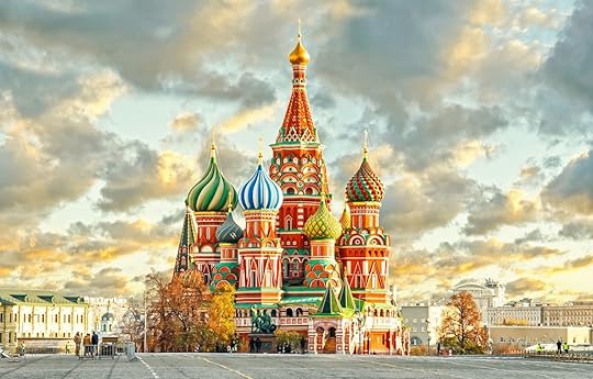 St Basils Cathedral in Red Square in Moscow