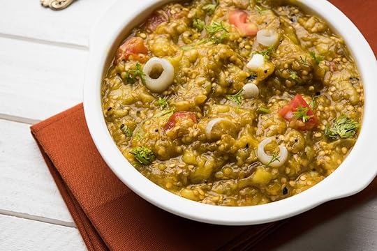 Traditional eggplant curry from India