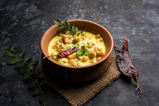 Traditional yellow curry from India