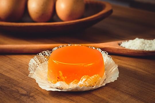 A brazilian dessert made with eggs and coconut
