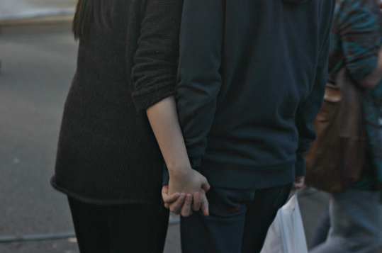 love, couple, and hands image