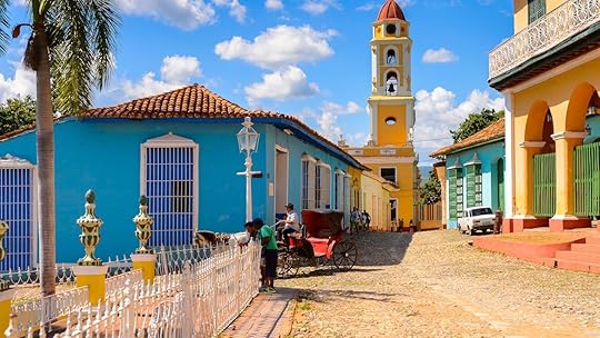 Colorful architecture of Trinidad, Cuba