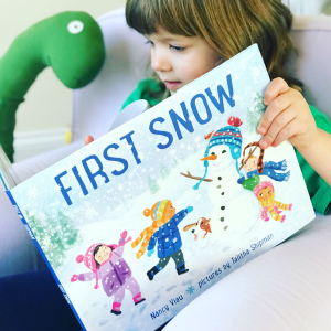 https://thebabybookwormblog.wordpress.com/2018/11/10/first-snow-nancy-viau/
