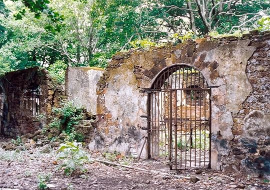 Historic Ruins prison on Devils Island, French Guiana