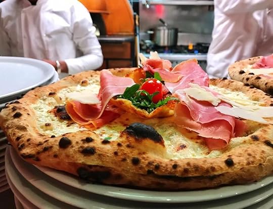 Pizza from La Fabrica in Paris, France