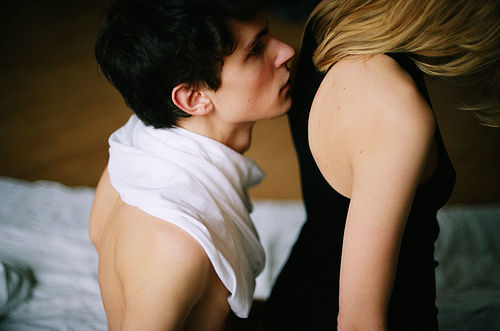 couple, love, and boy image