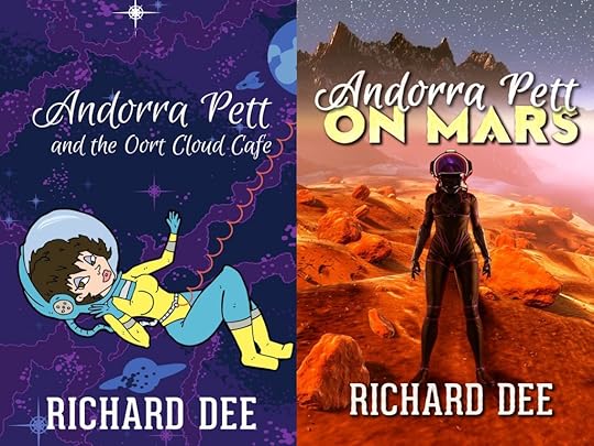 Andorra Pett novel covers