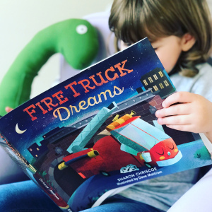 https://thebabybookwormblog.wordpress.com/2018/10/08/fire-truck-dreams-sharon-chriscoe/