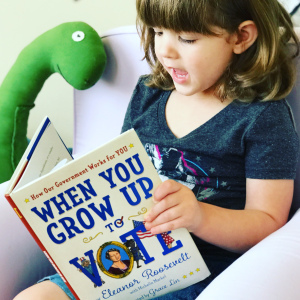https://thebabybookwormblog.wordpress.com/2018/09/26/when-you-grow-up-to-vote-eleanor-roosevelt-with-michelle-markel/