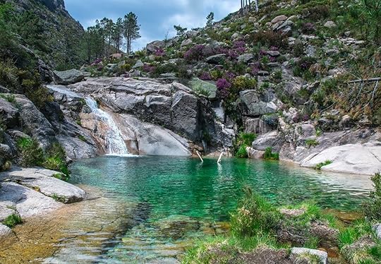 Cascada Poco Azul, waterfall on a mountain stream