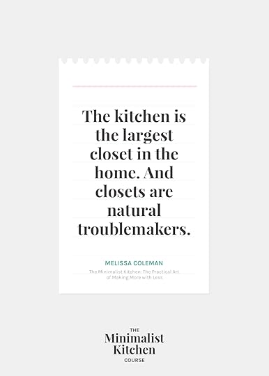 The Minimalist Kitchen course