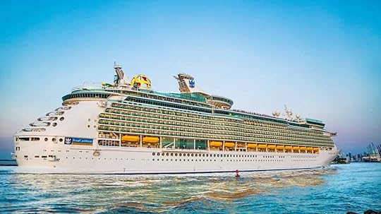 Royal Caribbean International vessel on the water